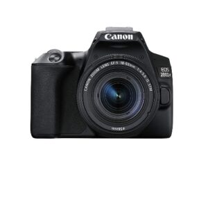 Canon EOS 200D II 24.1MP Digital SLR Camera + EF-S 18-55mm f4 is STM Lens (Black)
