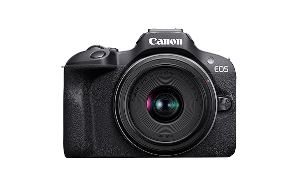 Canon Digital Camera EOS R100 RF-S18-45mm is STM (Black)