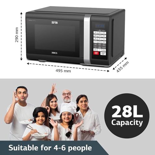 IFB 28 L Convection Microwave Oven (28BC5, Black) - Image 2