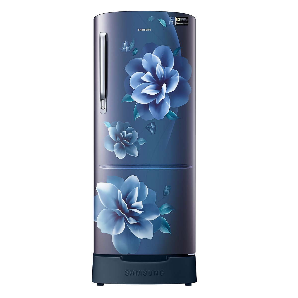 Samsung 183 L 3 Star Single Door Refrigerator (RR20C1823CU, Camellia Blue)