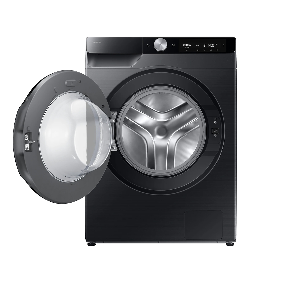 Samsung 12.0 kg 5 Star Fully Automatic Front Load Washing Machine with AI & SuperSpeed (WW12DG6B24ABTL ,Black) - Image 2