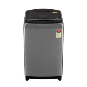 LG 9Kg Top Load Washing Machine, AI Direct Drive, In-built Heater (THD09SJT, Platinum Silver)