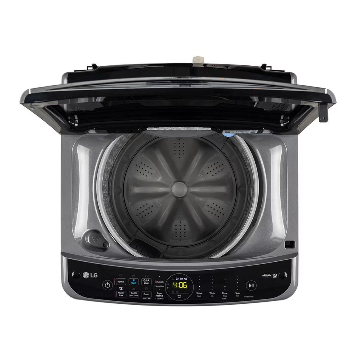 LG 9Kg Top Load Washing Machine, AI Direct Drive, In-built Heater (THD09SJT, Platinum Silver) - Image 3